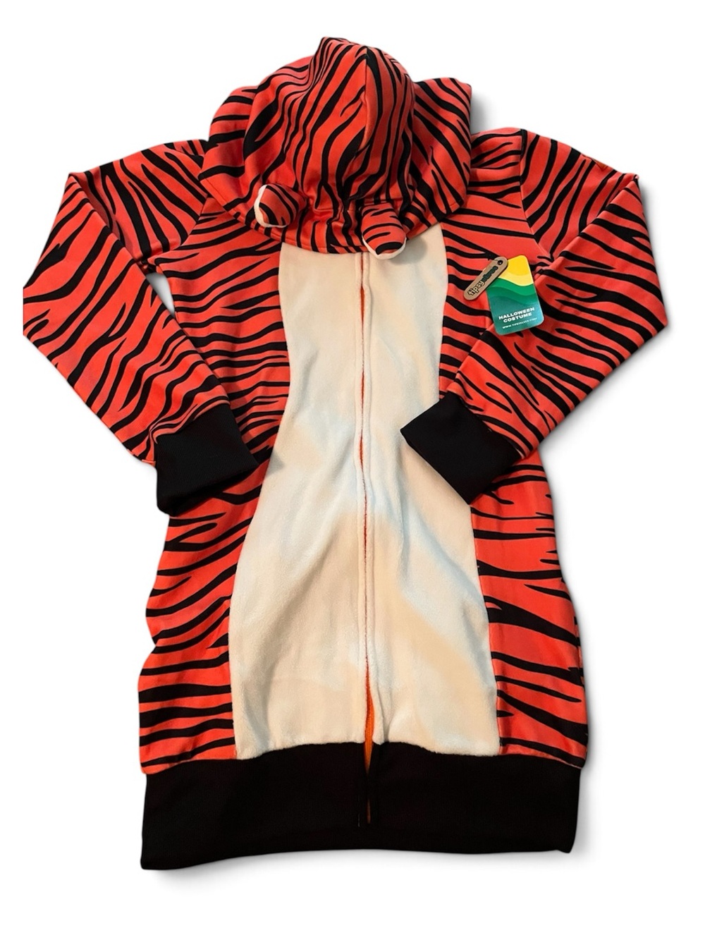 Adult Women’s Halloween Tony the Tiger Costume, Tiger Costume Dress Costume S